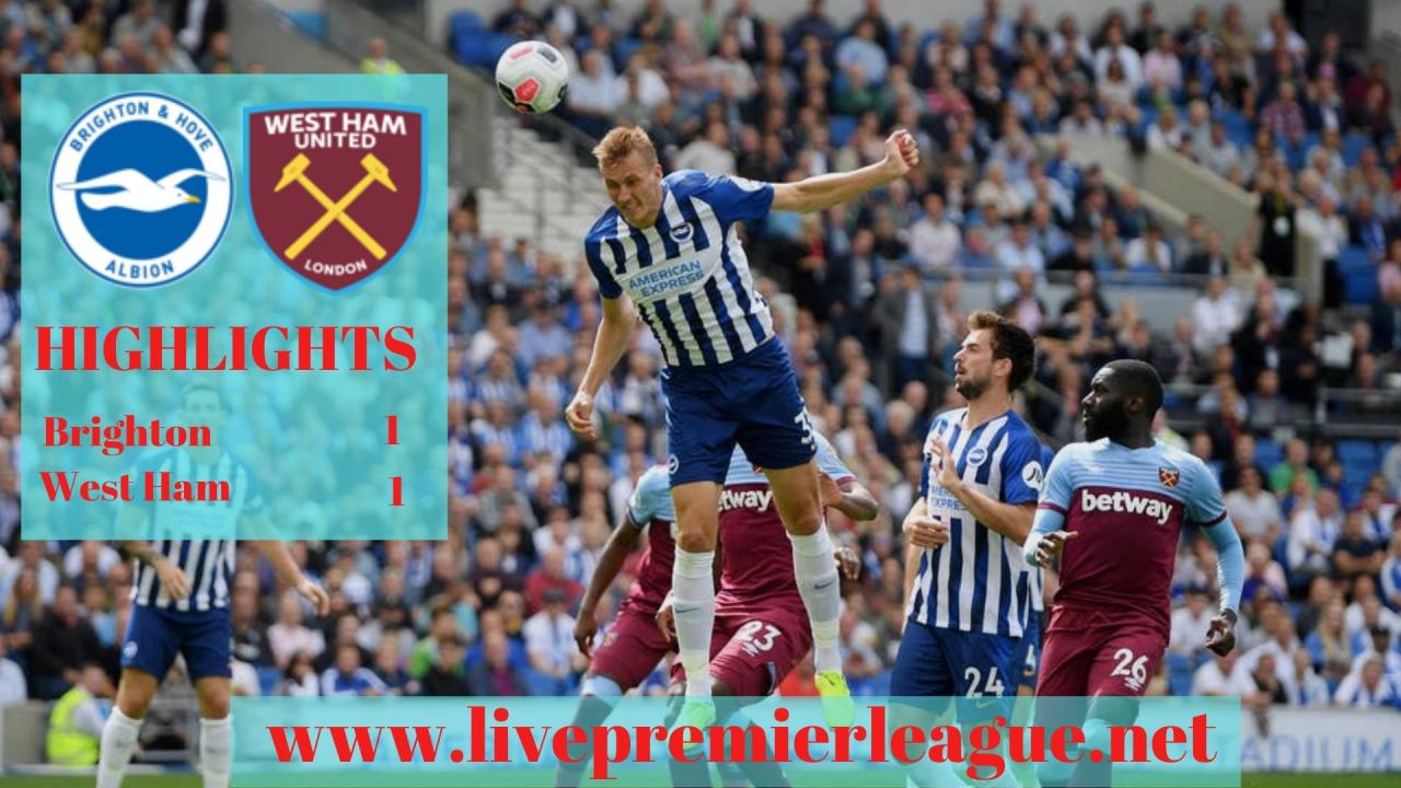 West Ham United vs Brighton & Hove Albion LIVE: Premier League